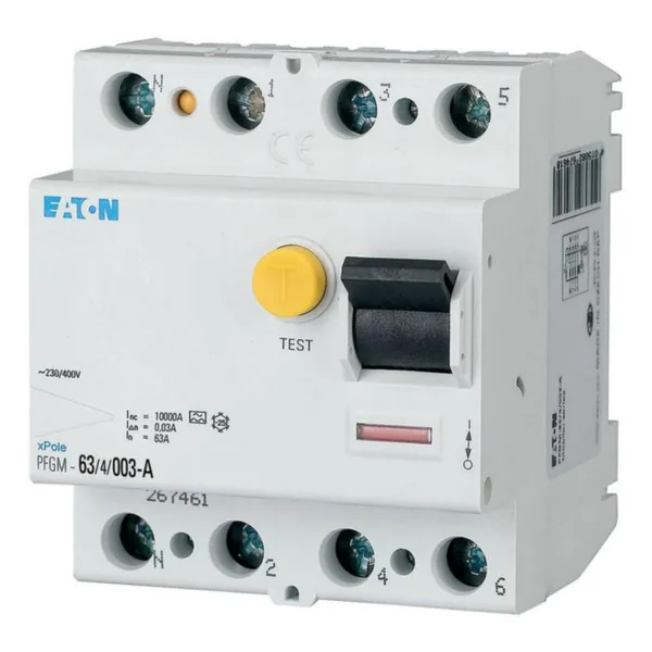 Vikavirtasuojakytkin Eaton Xpole PFGM-63/4/003-A