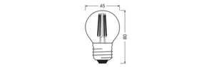 Pienkupulamppu Ledvance Value Classic - PIENKUPULAMPPU VALUE CLASSIC CLP 5,9W/840 806LM E27 CL