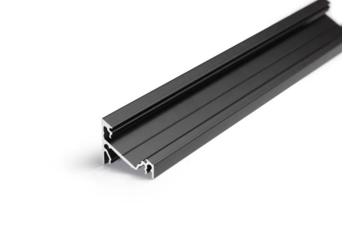 Valoprofiili ELIFE Kulma14 - VALOPROFIILI/-NAUHA ELIFE AL 24X19X3000 MUS