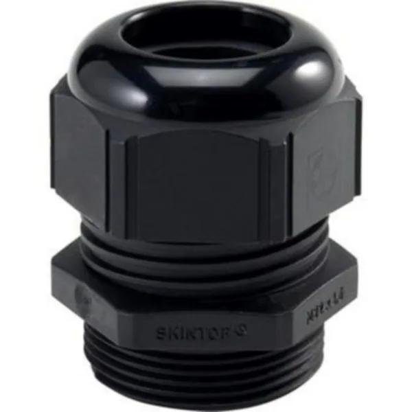 Holkkitiiviste muovi SKINTOP musta ST-M 50x1.5 RAL9005 IP68