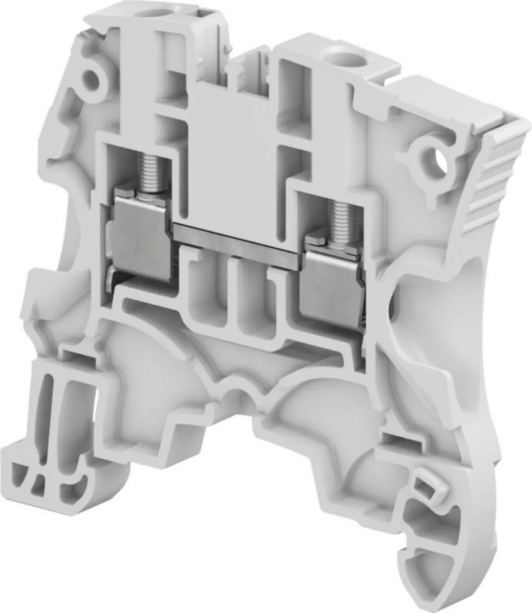 Läpivientiliitin TE / ABB Entrelec -liittimet HARMAA, LEV:5,2MM, JOHTO:4MM2