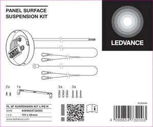 Mekaaninen lisätarvike Ledvance Panel Value - MEKAANINEN LISÄTARV. LEDVANCE PL SF SUSPENSION KIT ON/OFF