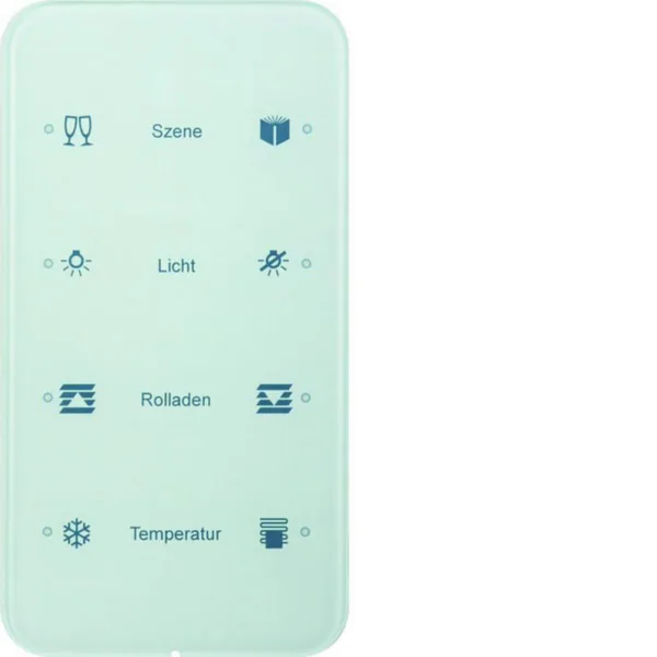 Painike KNX Hager R.1 4OS. LISÄT. OP. LASI VAL