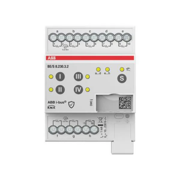 Tuloyksikkö KNX ABB BINÄÄRITULO 8X 10-230V DIN