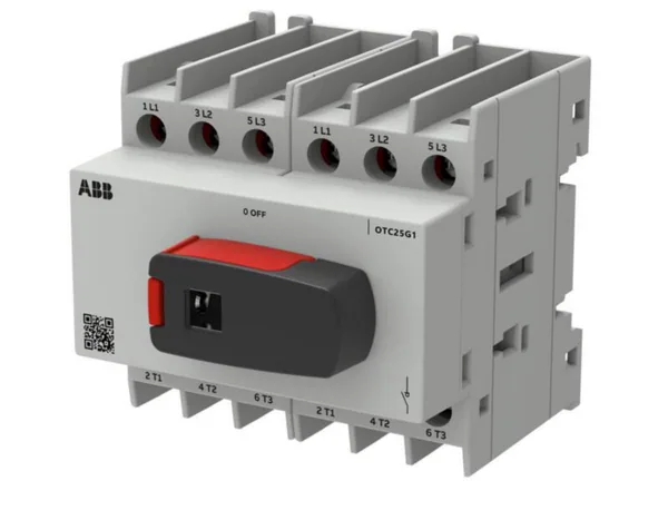 Vaihtokytkin ABB OT Plus 3-napainen 3-NAP. I-O-II 25A 690V AC-22A