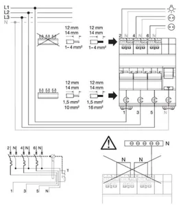 Vikavirtajohdonsuojakatkaisija Hager - VIKAVIRTAJOHDONSUOJAKATK.HAGER ADZ313D 30mA A/3XL+N B-13A 6kA