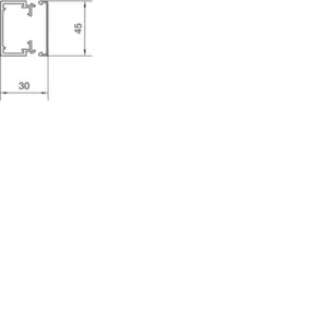 Asennuskanava Hager Tehalit.LFH - ASENNUSKANAVA TEHALIT.LFH LFH30045 HF 30X45X2000 VHA