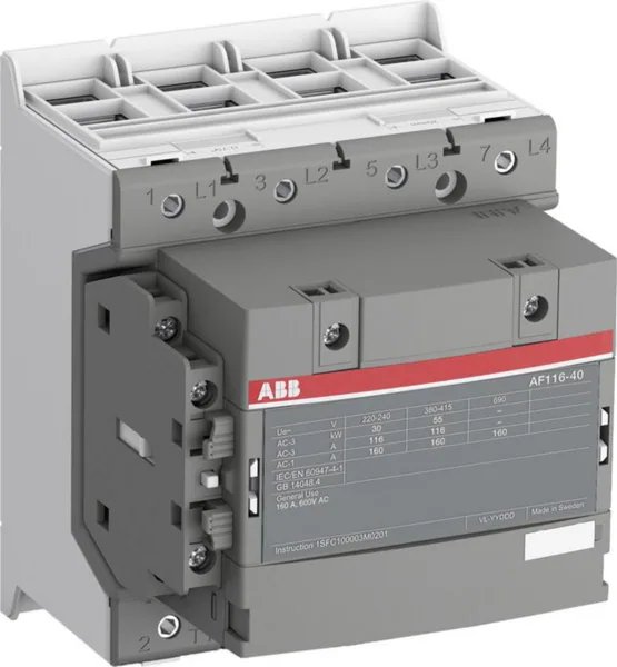 Kontaktori ABB 4-NAP. 1S,1A 160A(AC-1