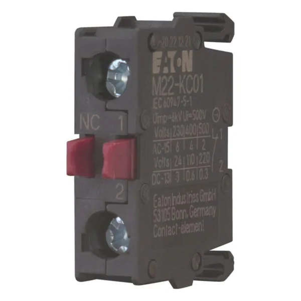 Kosketinelementti Eaton RMQ-Titan M22-KC01 1AV POHJA-ASENNUS