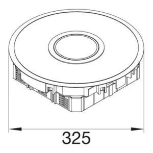Lattiarasia Hager electraplan.VE-EE - LATTIARASIA ELECTRAPLAN.VE-EE AL D=306 IP66 HB 3mm