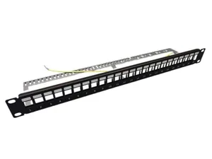 Paneeli-kupari LA-CAT - PANEELI-KUPARI LA-CAT CAT PANEELI 24XRJ45, 19", 1U