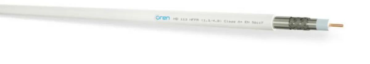 Antennikaapeli-HF Laatuantenni Ören Kablo RG6 Cca A+ HD113 - ANTENNIKAAPELI-HF LA RG6 VALK. 6.8MM A+ CCA K500