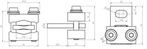 Kytkiliitin Ouneva - KISKOLIITIN OUNEVA KYTKINLIITIN 2X25-150 MM²