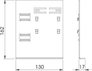Seinäkiinnikkeen kiinnitysosa OBO LFS KS... - SEINÄKANNAKE LFS KS70170, FS, KZNOL