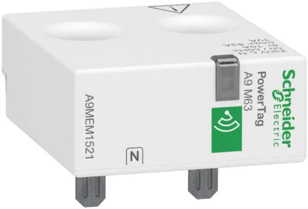 Energiamittari paneeli Schneider Electric Acti 9 Power Tag PowerTag Energy M63 1PN Top