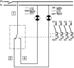 Hälytyskosketin Hager h3 - HÄLYTYSKOSKETIN H3 HXA024H X160 1VK 230V