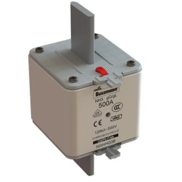 Kahvasulake Bussmann 500VAC 500NHG3B gG-gL 500A 3