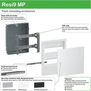 Moduulikotelo uppo Schneider Electric Mini-Pragma - MODUULIKOTELO UPPO MINI-PRAGMA UPPO 12MOD 2R SAV
