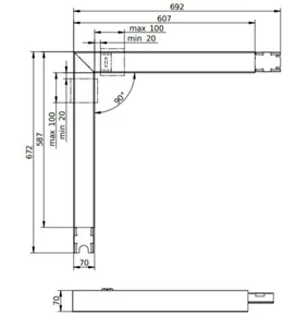 Pinta-/ripustusvalaisin Philips KeyLine - PINTA-/RIPUSTUSVAL KEYLINE SM350X 27S/840 PSD L60L60 WH