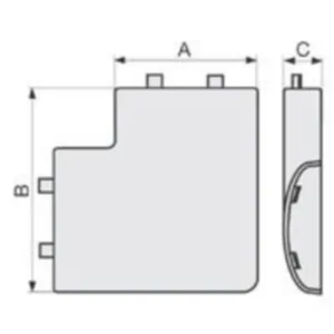 Tasokulma Hager electraplan.AK - TASOKULMA ELECTRAPLAN.AK AKA50125 PVC/AL 12x50 AN