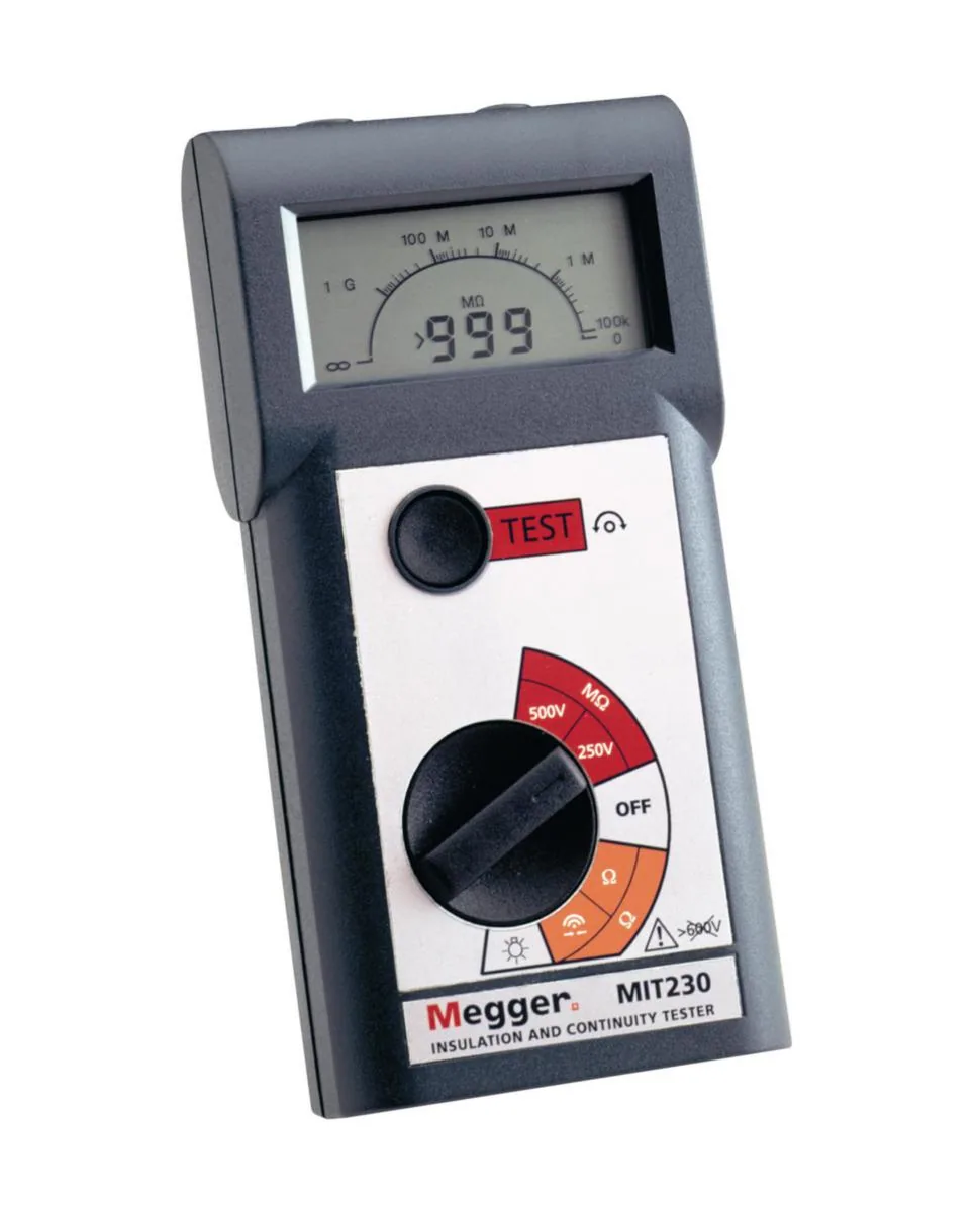 Eristysvastusmittari Megger MIT230HD - ERISTYSVASTUSMITTARI MEGGER MIT230HD