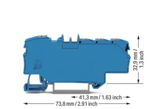 Haaroitusliitin Wago Topjob S - HAAROITUSLIITIN TOPJOB S 1X6(10)MM²/6X1.5(2,5)MM², SIN