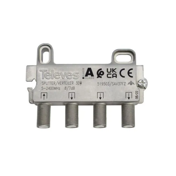 Jaotin Televes 5-2400 MHz, 3X 7-8DB, 5-2400MHZ, DC