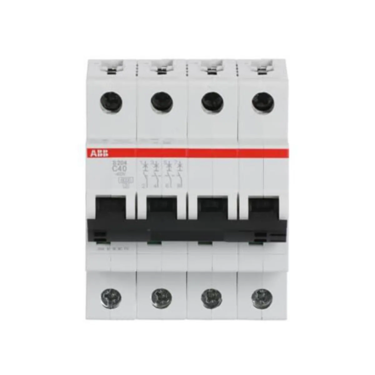 Johdonsuojakatkaisija ABB S200 C-käyrä 4-nap S204-C40 C40A