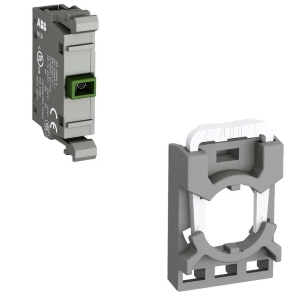 Kosketinelementti ABB Modular MCB YKSITTÄISLOHKO+PIDIN 1NO