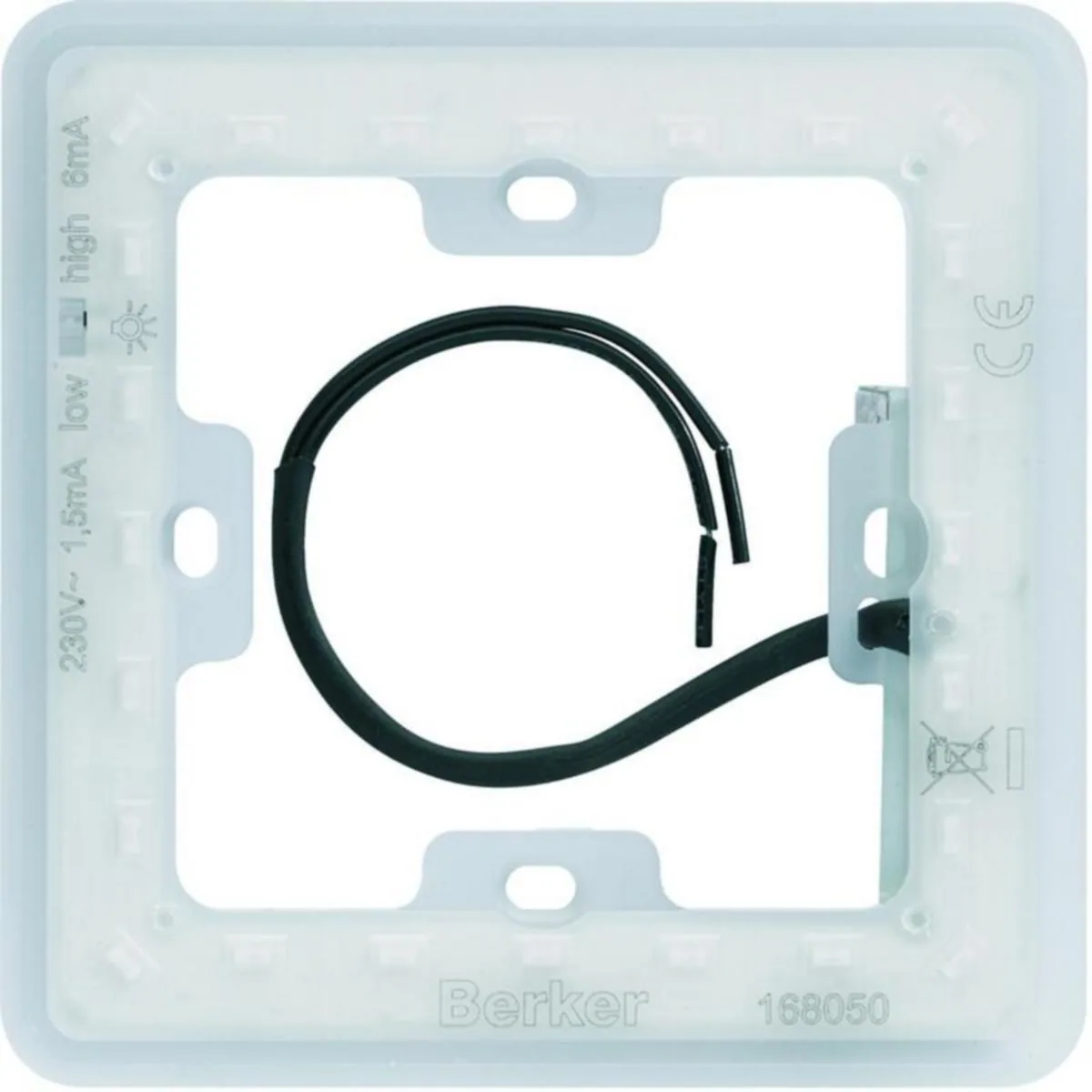 Merkkivalokaluste Hager Q.7 - MERKKIVALOKALUSTE Q.7 1OS. LED KORONA 230VAC VAL