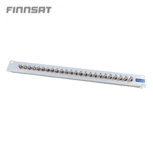 Paneeli 19" Telmor sis. 24 F/F adapteria - LIITIN TELMOR 19" 1RU PANEELI SIS. 24XFF