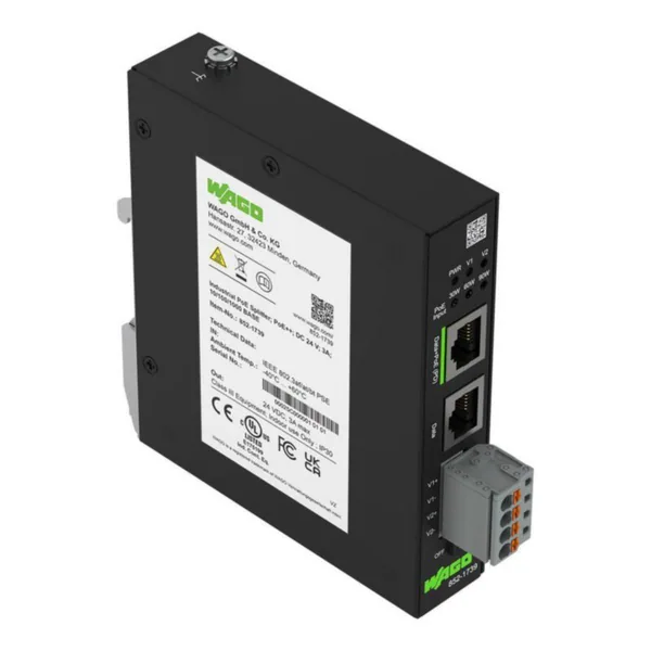 Ethernet kytkintarvike Wago POE-SPLITTER,24 VDC:N LÄHTÖ,3A