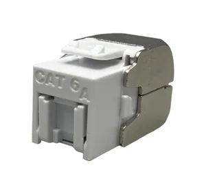 Liitinyksikkö Eurolan Cat6A UTP Keystone Toolless - LIITINYKSIKKÖ CAT6A UTP EUROLA TOOLLESS PÖLYL. 24-PACK