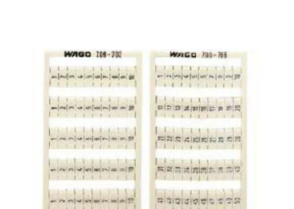 Merkintäkilpi Wago 51...100(2X) 209-707