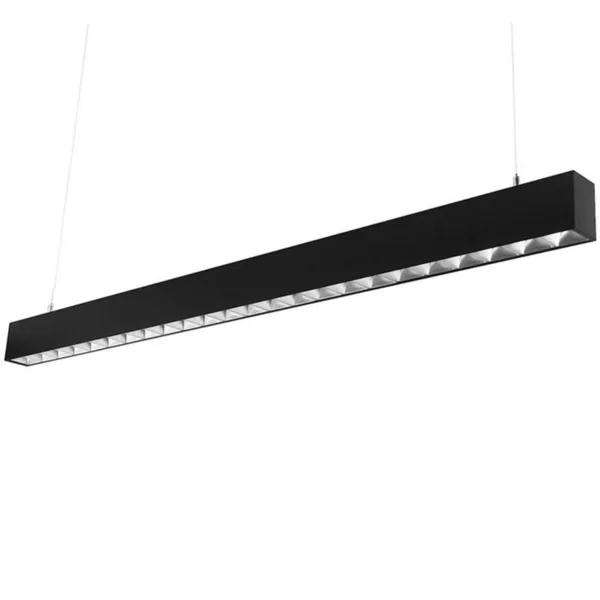 Pinta-/ripustusvalaisin Sylvania Otao Linear musta 1,2M 3500LM 3K/4K SI BL