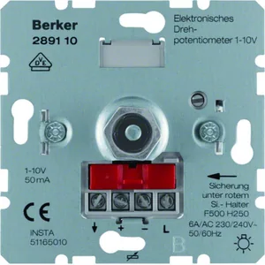 Potentiometri Hager S.1 - POTENTIOMETRI S.1 1-10V 105W/6A UR