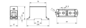 Riviliitin Ouneva OTL - RIVILIITIN OUNEVA 1XAL/CU 35-240MM² HA. 50 KPL