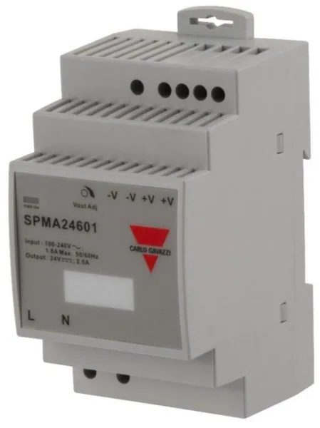 Teholähde Carlo Gavazzi DIN 24VDC DINKISKO/AUKKO 2,5A 60W