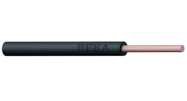 Asennusjohto Reka ML H07V-U ECA 1,5 MUSTA R200