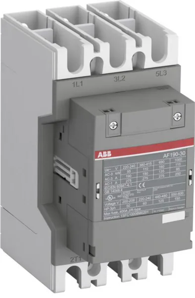 Kontaktori ABB 3-NAP. 90KW, 0S,0A 190A(AC-3