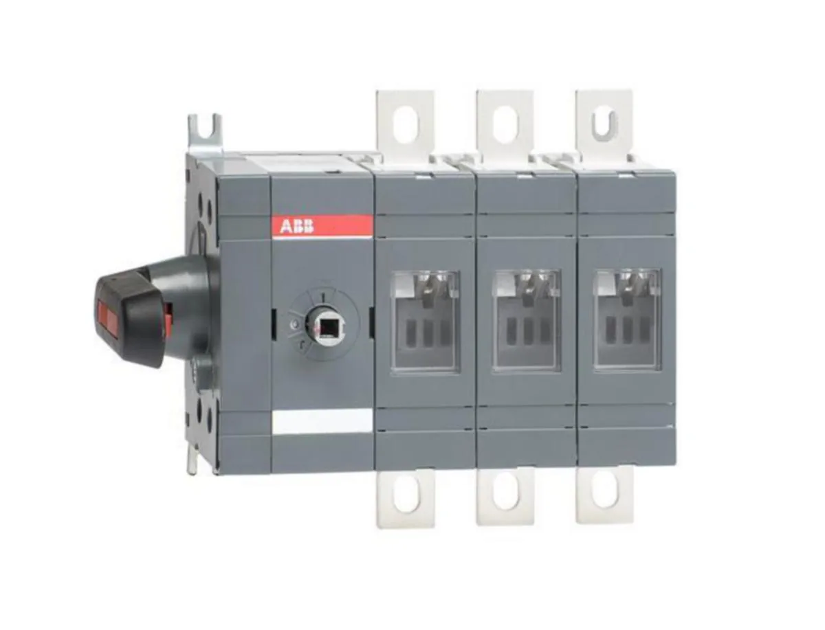 Kuormankytkin vääntö ABB 3-napainen AC-22A 3-NAP. 200A 690V – musta