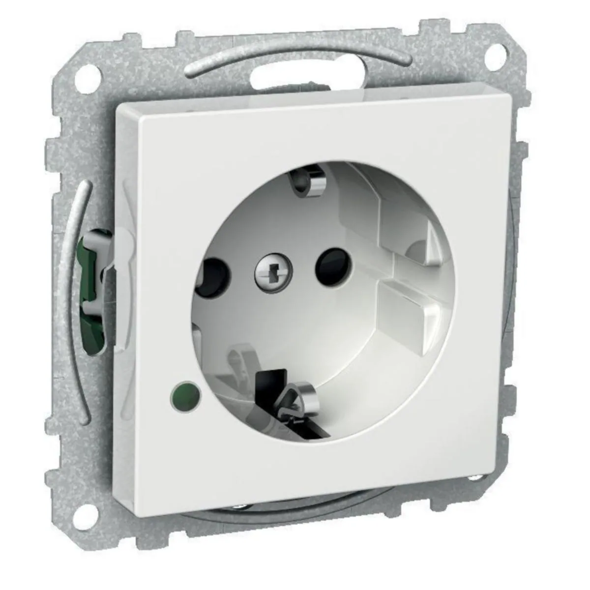 Pistorasia Schneider Electric Exxact 1-osainen valoindikoinnilla - PISTORASIA EXXACT 1S/16A/IP21 UKJ LED VAL