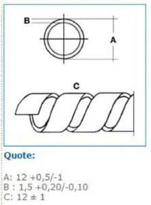 Sidontaspiraali Hager iboco.spiralite - SIDONTASPIRAALI IBOCOSPIRALITE B00964 PE D=12MM 20 M LÄPIN.