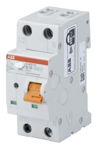 Valokaarivikasuoja ABB S-ARC1 2-poles B-char. 20A