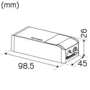 Alasvalo Hide-a-lite Comfort G3 Tilt - ALASVALO COMFORT G3 IP44 690lm 7,5W 3000K BS Tilt