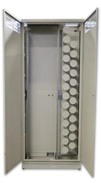 Lattiakaappi Naficon 19" ODF 900X300X2200MM RK-KAAP