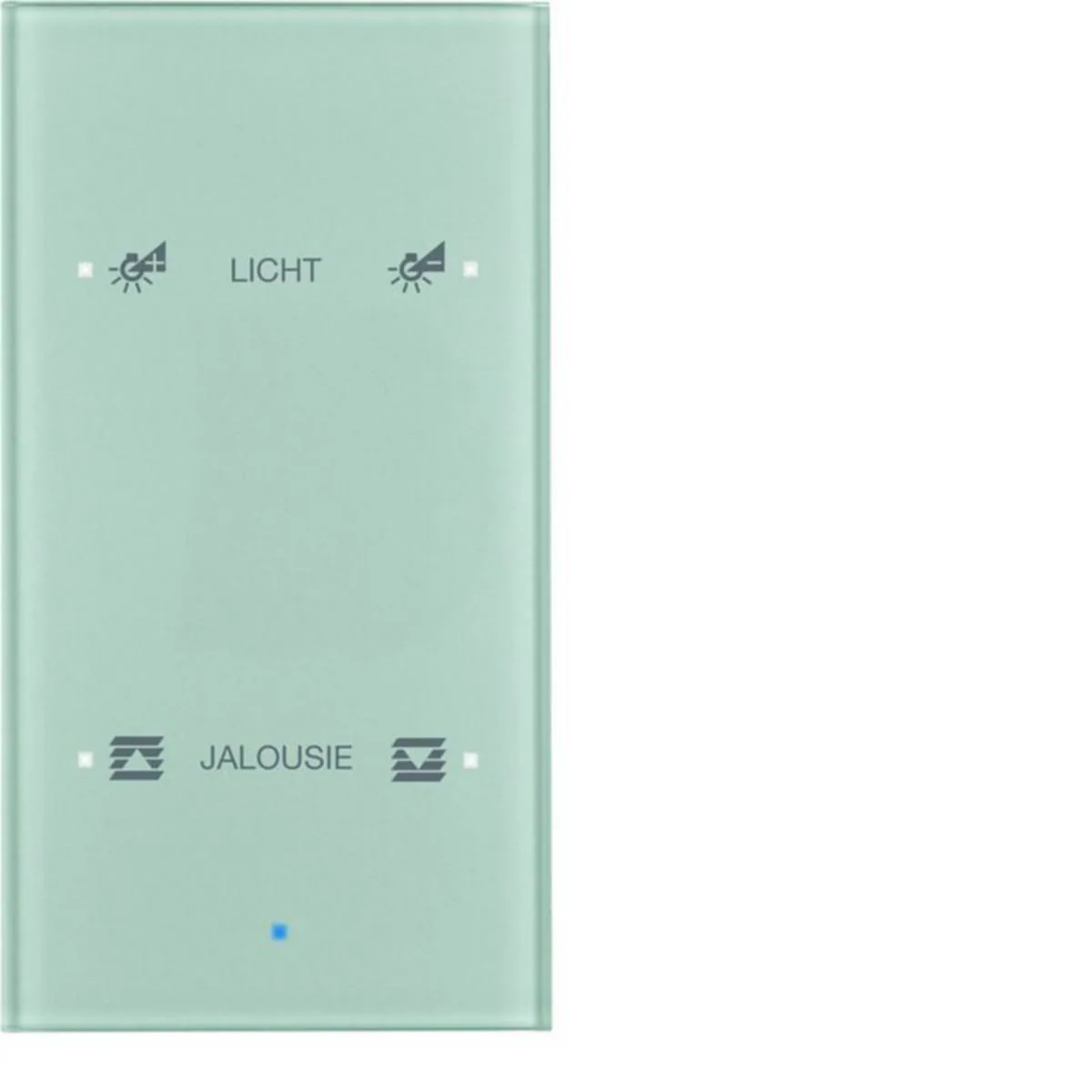 Painike KNX Hager TS Sensor 2OS. LISÄT. OP. LASI ALU – alumiini