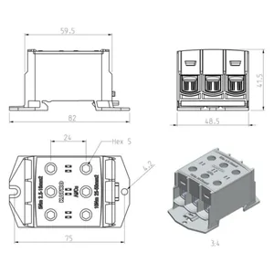 Riviliitin Katko ConnectSafe KL - RIVILIITIN KATKO KL 3X1XAL/CU 2,5-50MM² N