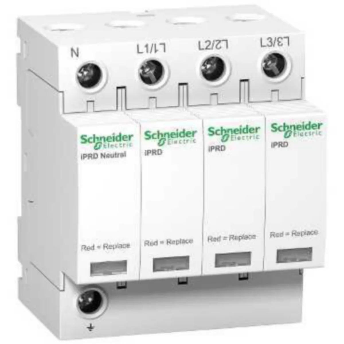 Ylijännitesuoja kiinteistö Schneider Electric Acti 9 iPRD - YLIJÄNNITESUOJA KIINT. ACTI9 IPRD T2 20R 3P+N+PE HÄL