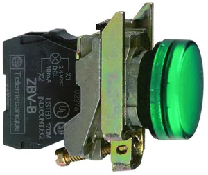 Merkkivalo LED Schneider Electric Harmony XB4 - MERKKIVALO LED HARMONY XB4BVG3 LED 120VAC VIHREÄ